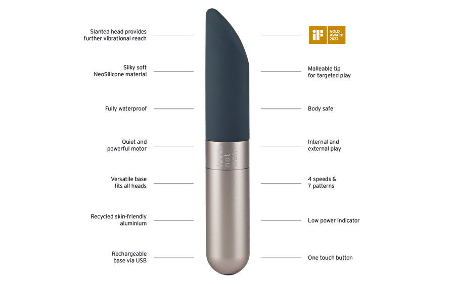 Amore vibrator with key features