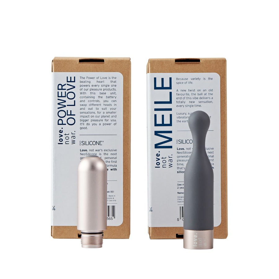 Meile vibrator head and battery base with boxes