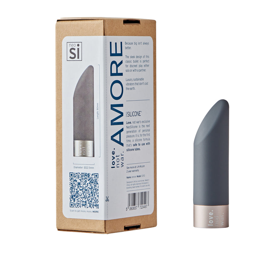 Amore bullet vibrator head with box