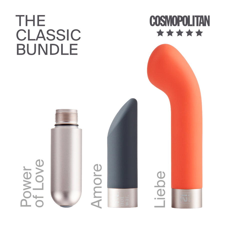Classic Bundle - Amore Bullet and Liebe G-Spot Vibrators for Quiet Award-Winning Couples Play