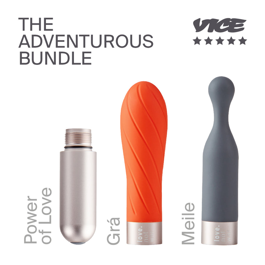 Adventurous Bundle - Meile and Grá Clitoral and G-Spot Vibrators for Quiet Award-Winning Couples Play
