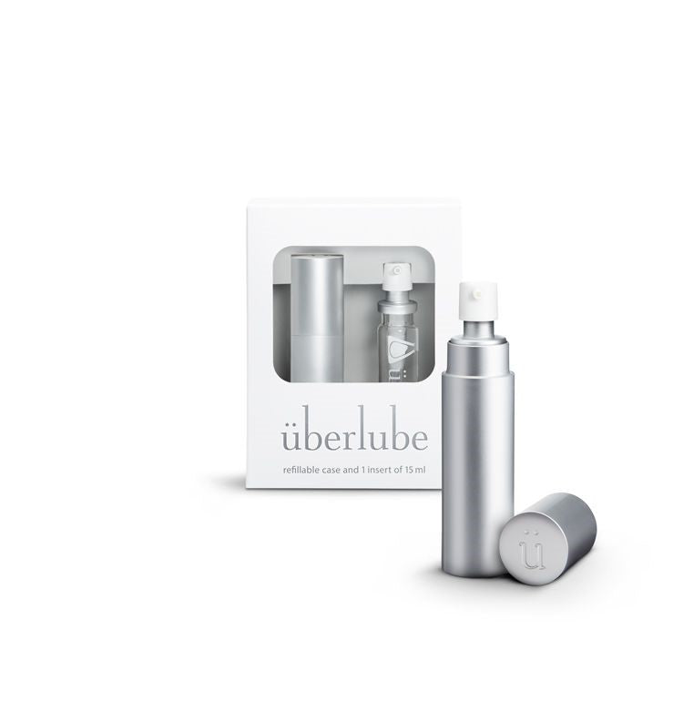 Uberlube travel size bottle with box