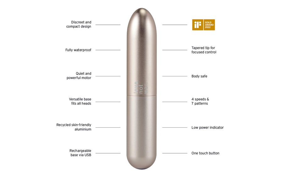 Maya bullet vibrator with key features