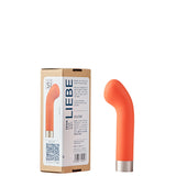 Liebe vibrator head in orange with box